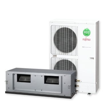 15.5kW R32 Fujitsu High Static Ducted Reverse Cycle Air Conditioner