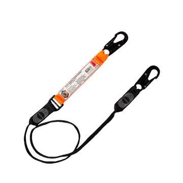 2M Sock AbsorbWeb Lanyard Single Leg - 2 x Snap Hook