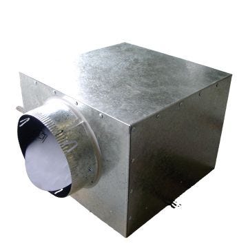 Cushion Box 300 x 300 x 350mm / 250mm Spigot