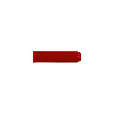 M6 Red Wall Plug Wall Anchor - Length 35mm