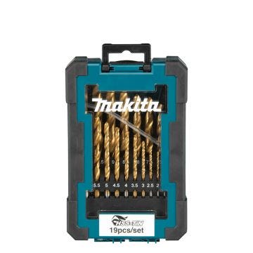 Makita Eco HSS 1 - 10mm 19 Piece Drill Bit Set