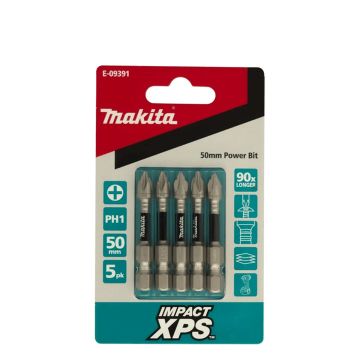 Makita XPS Ph1 x 50mm Insert Bit 5 Pack