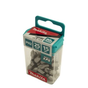 Makita XPS Ph2 x 25mm Insert Bit 15 Pack