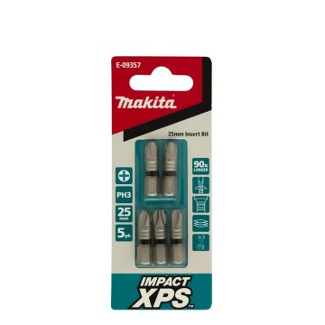 Makita XPS Ph3 x 25mm Insert Bit 5 Pack