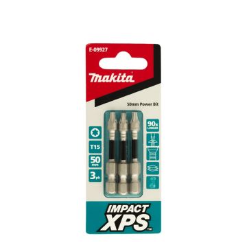 Makita XPS T15 x 50mm Insert Bit 3 Pack