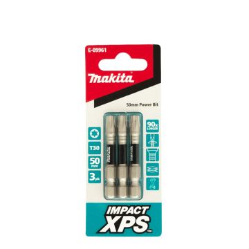 Makita XPS T30 x 50mm Insert Bit 3 Pack