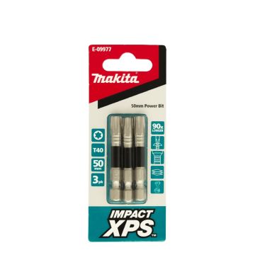 Makita XPS T40 x 50mm Insert Bit 3 Pack