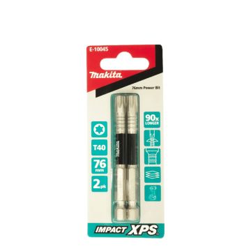 Makita XPS T40 x 75mm Insert Bit 2 Pack