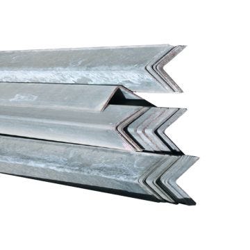 2 Metre Galvanised Steel Unit Angles 2mm Gauge