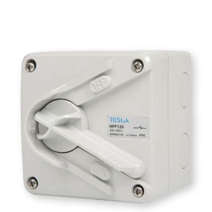 32A Large Tesla Single Pole Isolator main product photo