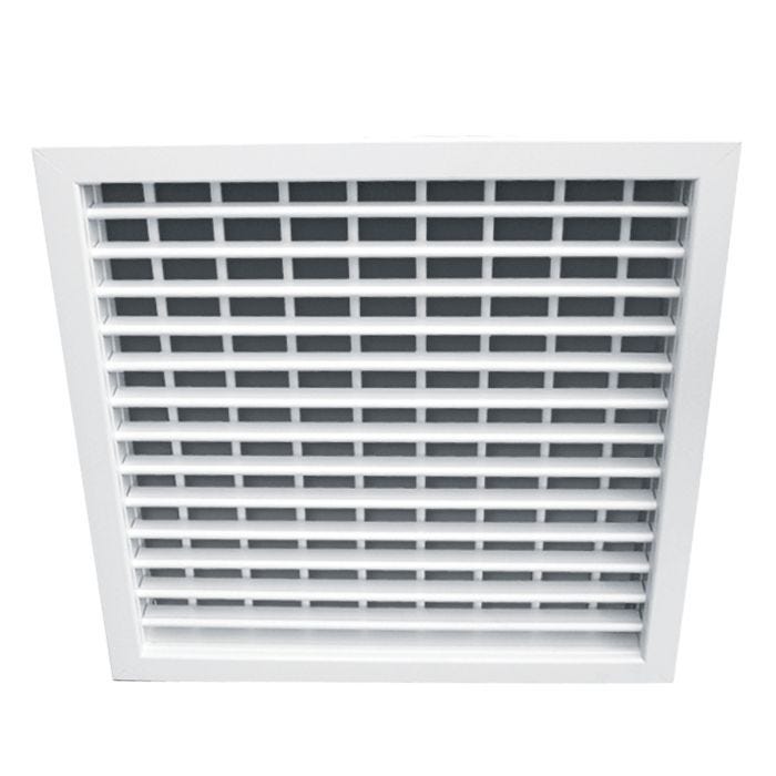 Double Deflection Register Fixed Core 400 x 150mm Neck / 439 x 189mm Face main product photo