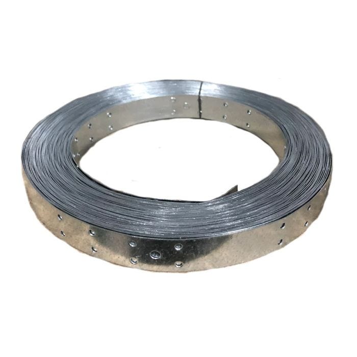 Galvanised Strap Perforated Hoop Iron 15m main product photo