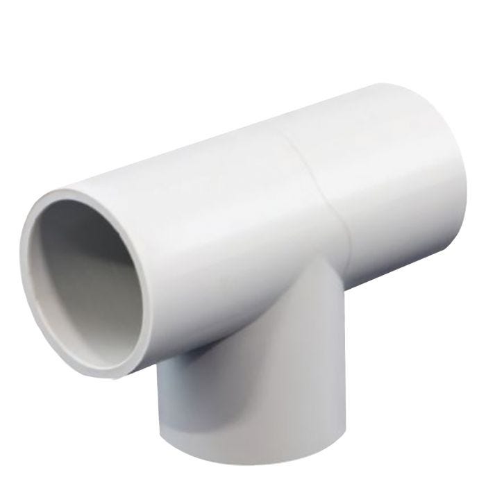 Grey Conduit Tee 20mm main product photo