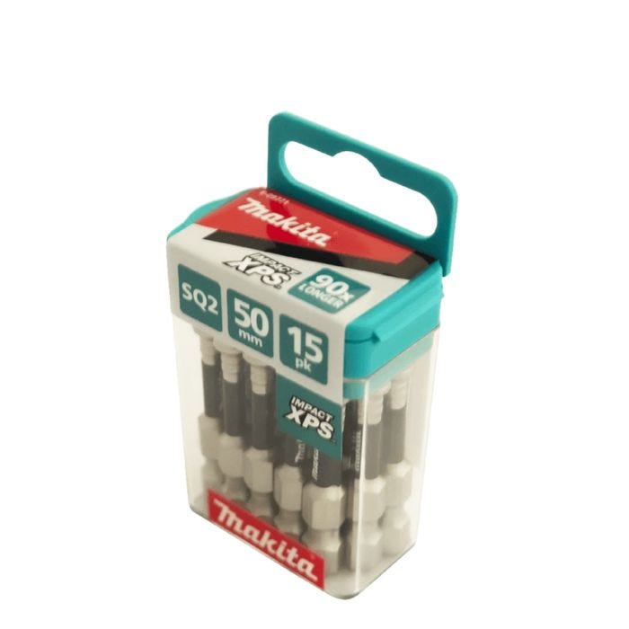 Makita XPS Sq2 x 50mm Insert Bit 15 Pack main product photo