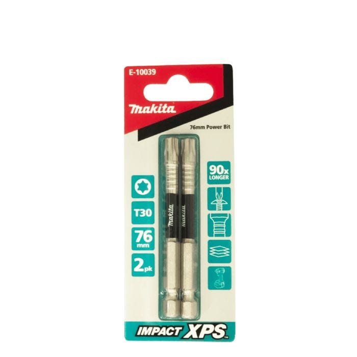 Makita XPS T30 x 75mm Insert Bit 2 Pack main product photo