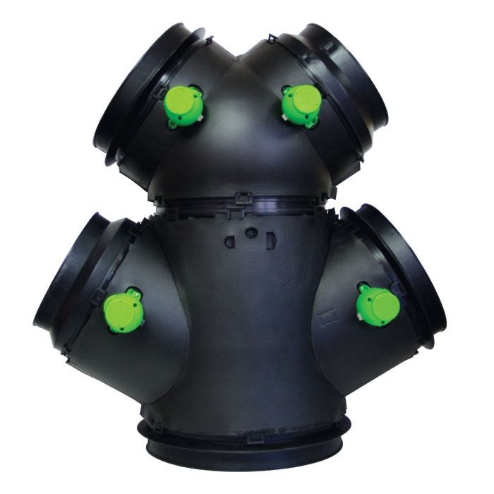 Quick Fix 4 Way BTO (Branch Take Off) 350mm Inlet main product photo
